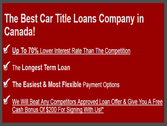 Title Loans Near Me Low Interest