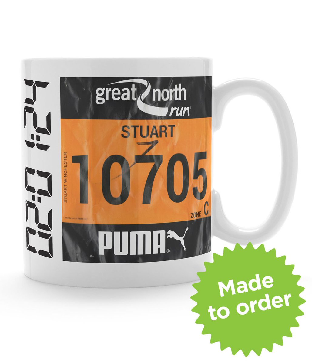 Congratulations to everyone who ran the #greatnorthrun <a href="/Great_Run/">Great Run</a> Get a bespoke mug with #racebib &amp; time from <a href="/runshack/">RunShack</a> #mug #running #Gifts
