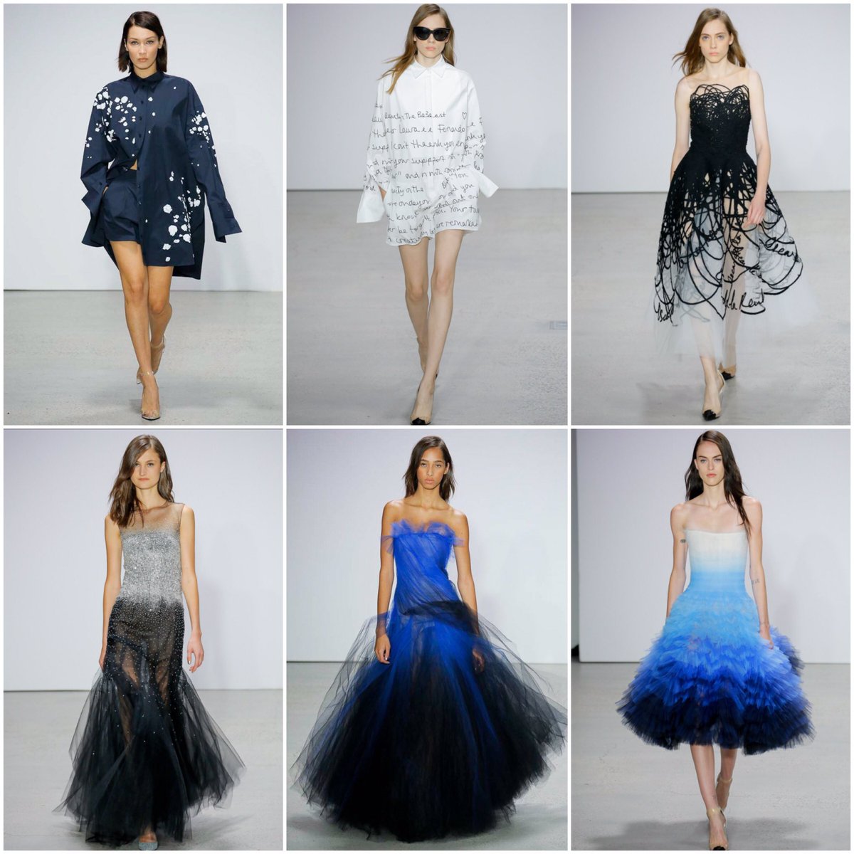 NuriaCiarma's tweet photo. My favorite looks 😍 @OscardelaRenta #OscardelaRenta #NYFWSS18 https://t.co/tdEoQA66GM