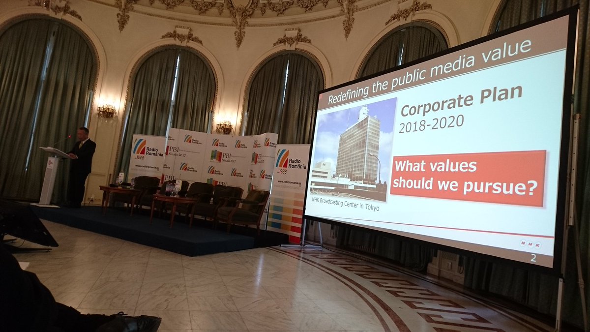 Lauri_Kivinen's tweet image. Japanin yle-yhtiön Nhk:n pomo Ryoichi Ueda alan konferenssissa: Kun tiedon määrä kasvaa, lisääntyy myös väärä tieto. #globalproblem #yle