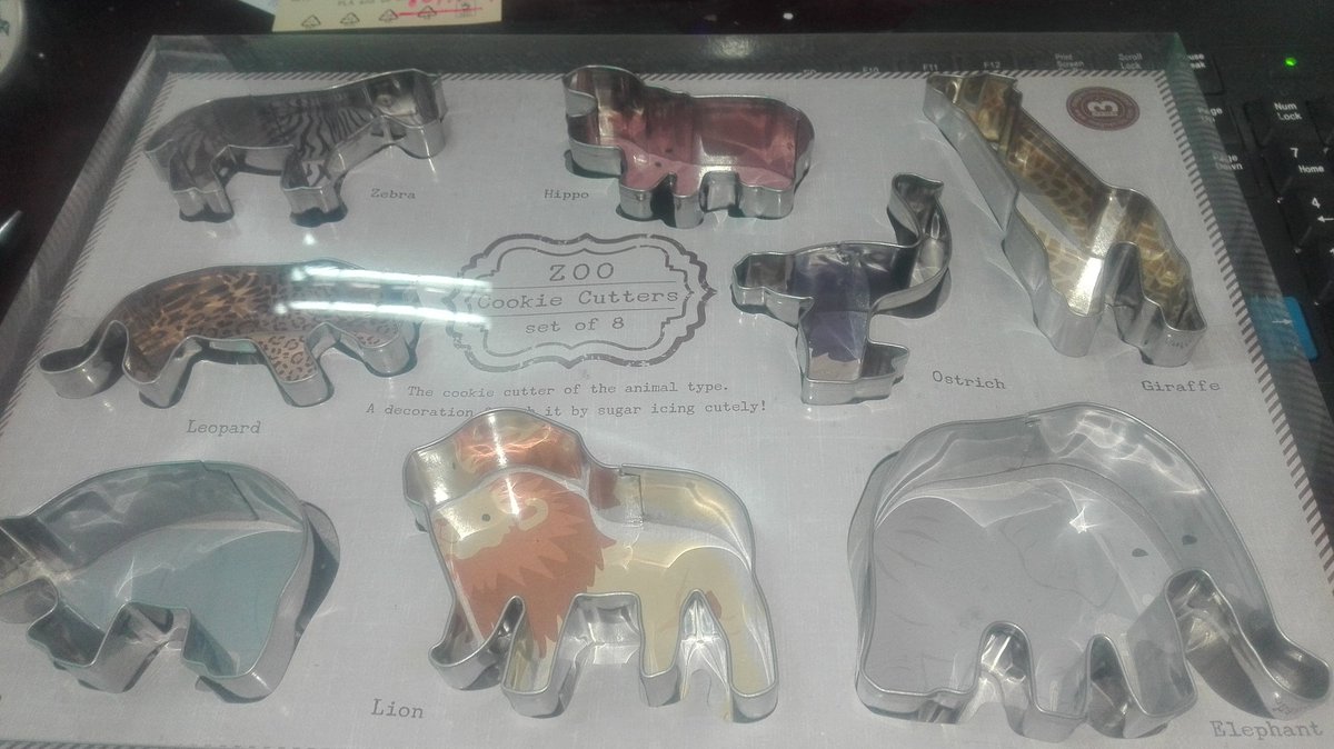 Roymiracles's tweet image. share zoo cookie cutter✪ω✪