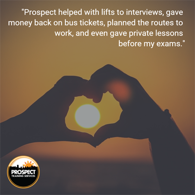 ProspectTS's tweet photo. Learn all about our story and the story of our founder here: https://t.co/jiVkdY6MwE #HereToHelp #BelieveInLearning #BelieveInGloucester https://t.co/nTOTMcgSLW