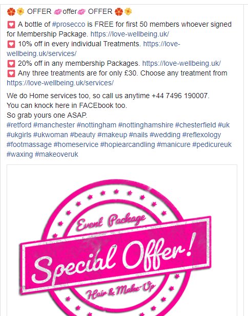 lovewellbeinguk's tweet photo. We do Home services too, so call us anytime +44 7496 190007. 
#retford #manchester #nottingham #nottinghamshire #chesterfield #makeup #uk https://t.co/s14ganL53P