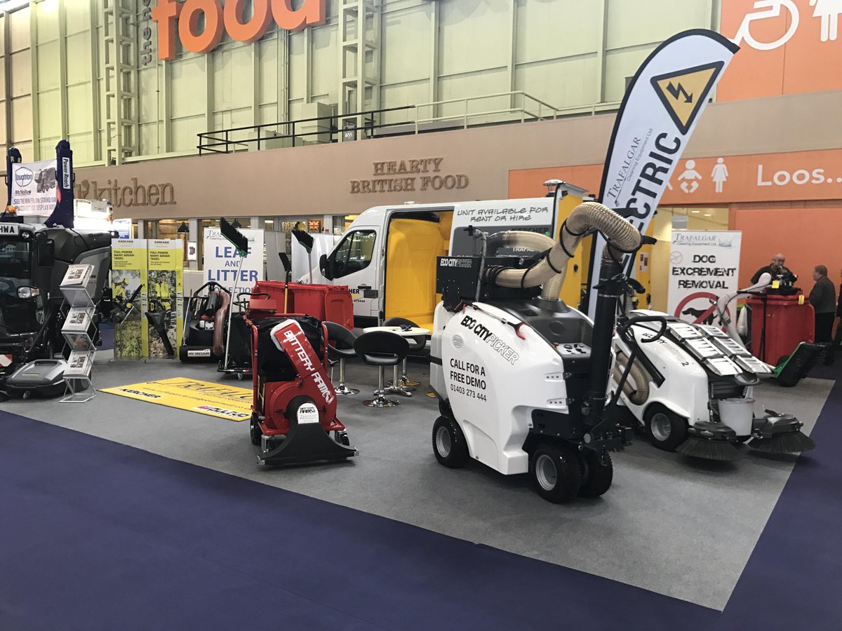 It's that time of year again! We are exhibiting at the RWM show NEC. Highlights this year are the #karcherMC50 #Ecocitysweeper2 #Batteryram