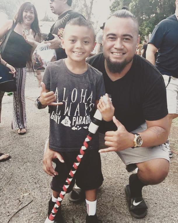 Good job yesterday at the fireknife comp big boy uncle loves you Bob. #SIVAAFI #7YEARSOLD