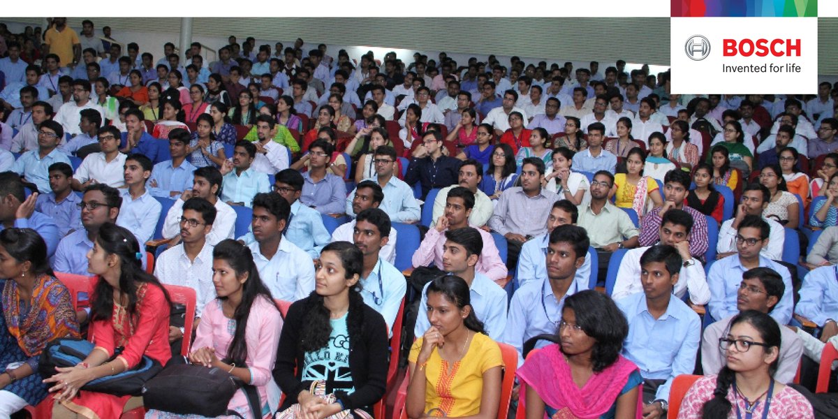 boschindia's tweet photo. Nurturing young talent!
Here's a glimpse of #Infotsav 2017, a Student Ambassadors Meet, powered by #BoschIndia. https://t.co/3E3PUJhIA1