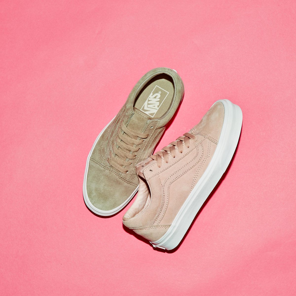 vans old skool hummus suede true white womens