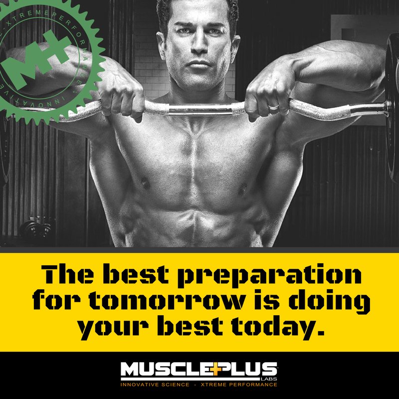 Musclepluslabs's tweet image. The best preparation for tomorrow is doing your best today.
#musclepluslabs #digdeeper #workout #fitness #gymaholic #insanity #cardio #sweat