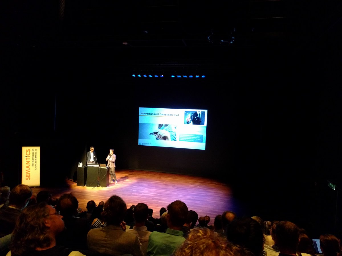 abrojbamicu's tweet image. Semantics Amsterdam 2017 just started! Really excited! #semantics2017  #marklogic #NoSQL