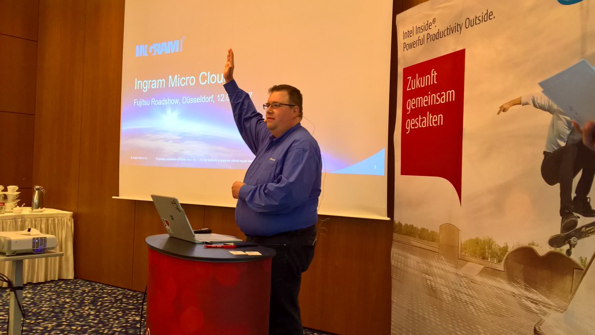 PietroVerzi's tweet photo. Today with @Fujitsu_DE @MicrosoftDE @IngramMicroDE and @IngramCloud on roadshow in Dรผsseldorf. Great audience! Thanks! #imc #imcde https://t.co/0OQeLwzuur
