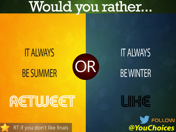 Would You Rather? tweet media