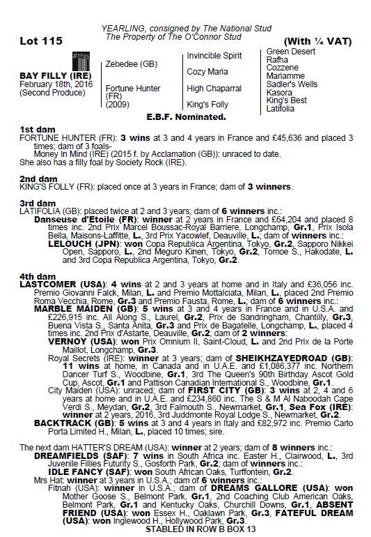 oconnorstud's tweet image. Lot 115, Zebedee x Fortune Hunter filly @tattsascot Yearling Sale today, Ascot, stabled Row B Box 13. @rpbloodstock @theTDN @bloodstocknews