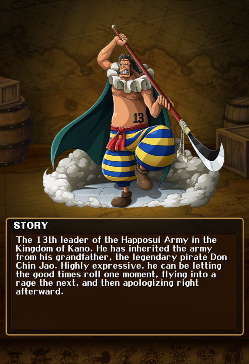 phloxoptc's tweet image. Cleared #Fortnight #IntenseCombat #ChinjaoFamily #HappoNavy #HapposuiArmy #Sai #BountyHunter #JeanAngo #CorridaColosseum #optc #TreCru
