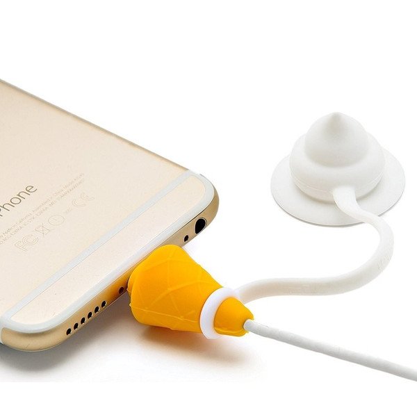 CASECAMPPROMO's tweet image. ソフトクリームプロテクター
Lightningケーブル保護カバーでソフトクリーム部分は吸盤に！
価格 : 1,080円（税込）
casecamp.jp/shopdetail/000…

#ケーブル保護カバー #断線防止 #Lightning #ライトニングケーブル #スマホスタンド