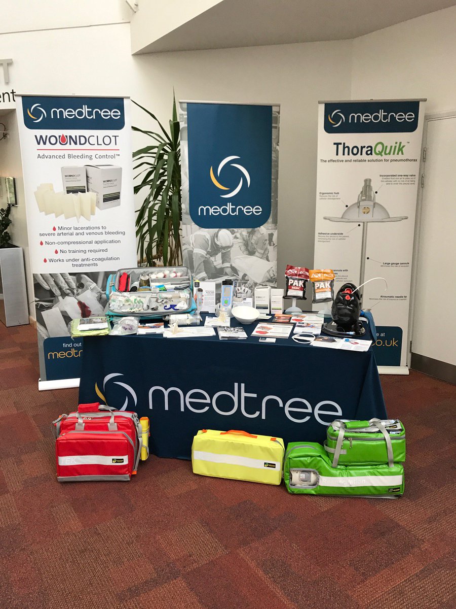 MedTreeUK's tweet photo. Another busy day ahead today at @kssairambulance Conference 2017, stop by and say hello to Ian if you are here #WoundClot #ACT #NEANN https://t.co/LZo6Te411Q