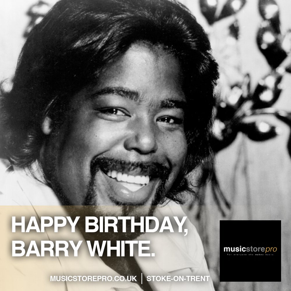 Barry White would have been 73 Years Old Today. Happy Birthday, Barry. 