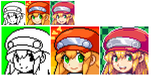 シロス En Twitter 第4回ドット絵塗り絵会の時のロールちゃんの線画が出てきたからちょっと塗って見た 一番右が昔 の 真ん中が今の 全然タッチ違う 塗り絵会楽しかったな