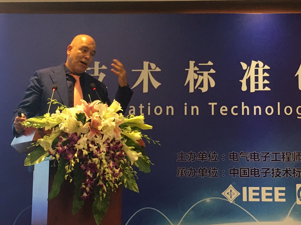 fdwright's tweet photo. Konstantinos Karachalios talks about Ethics in AI/AS at the IEEE/CESI Innovation in Technology Standards Setting conference in Beijing. https://t.co/QYRw3NAfCu