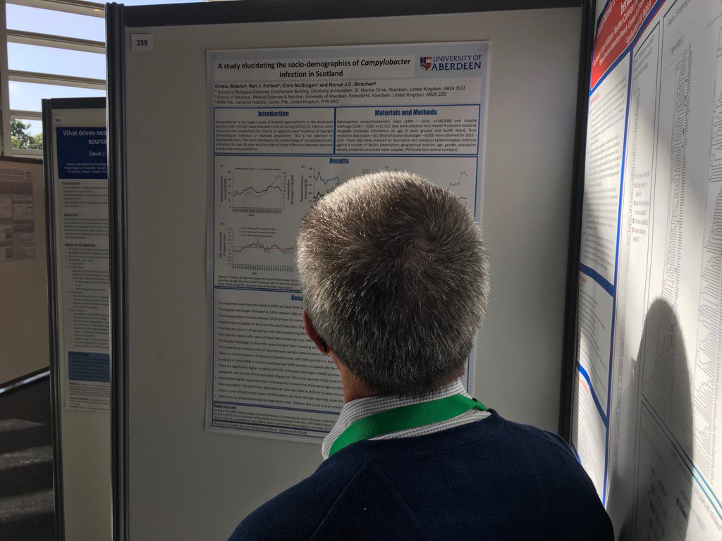 NorvalStrachan's tweet photo. Presenting campylobacter work from Scotland at #CHRO 2017 https://t.co/P70hZb2EWf