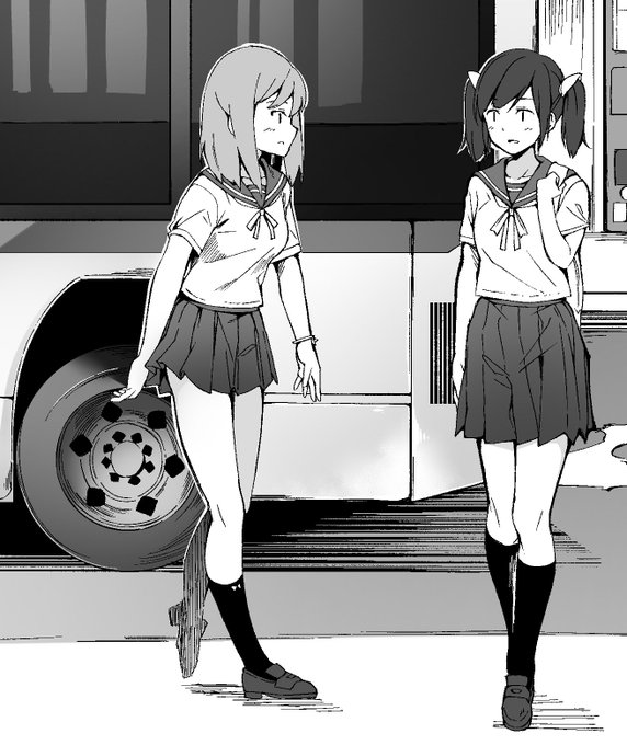 スカート短い子の隣に少し長めの子を置くだけでえっちさが上がる 