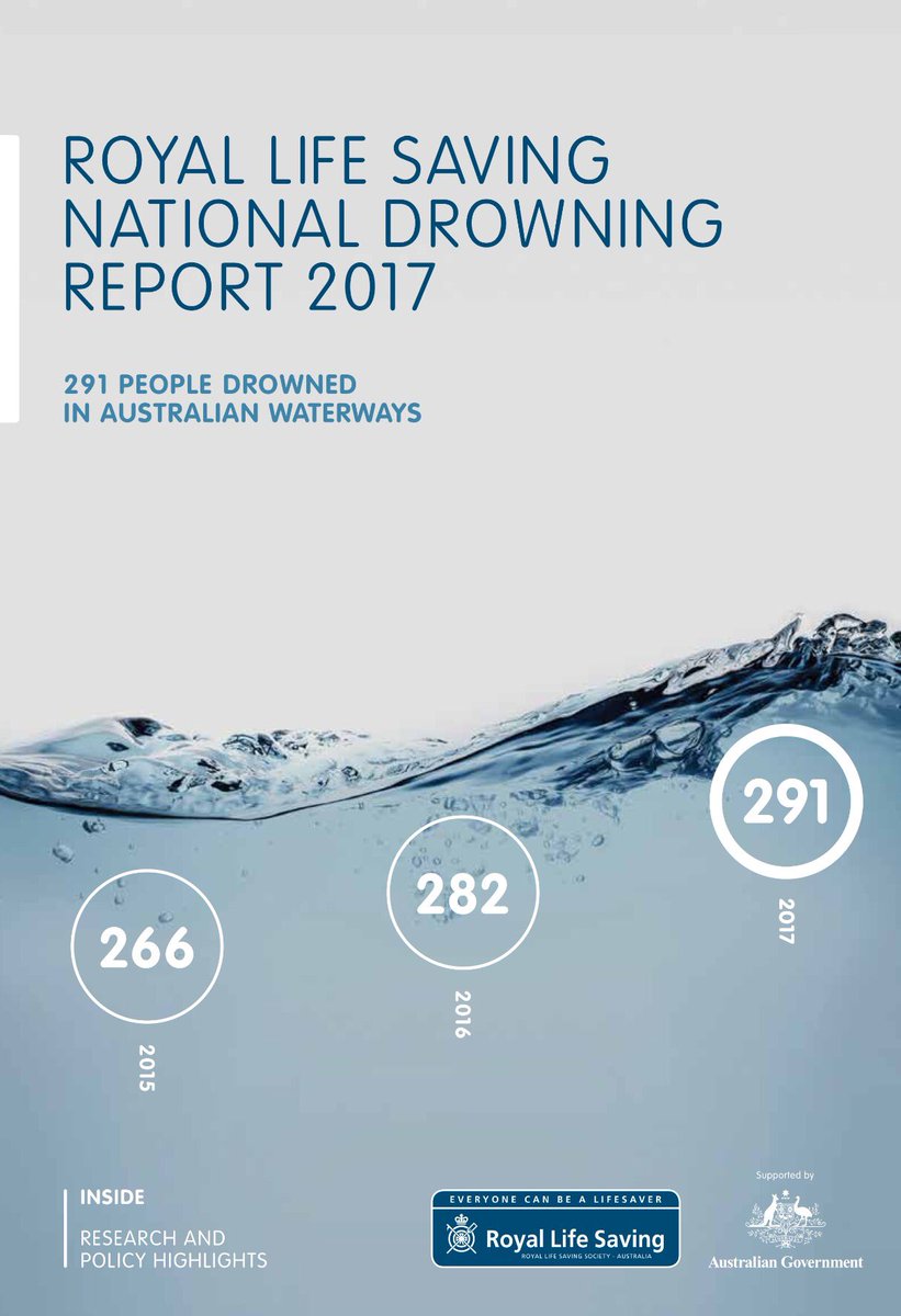 RachelSellen's tweet photo. The 2017 #DrowningReport just released. Surprising stats- including an increase in drownings &amp; top location is river/creek/stream #STEMrps https://t.co/ydZ5vrehN5