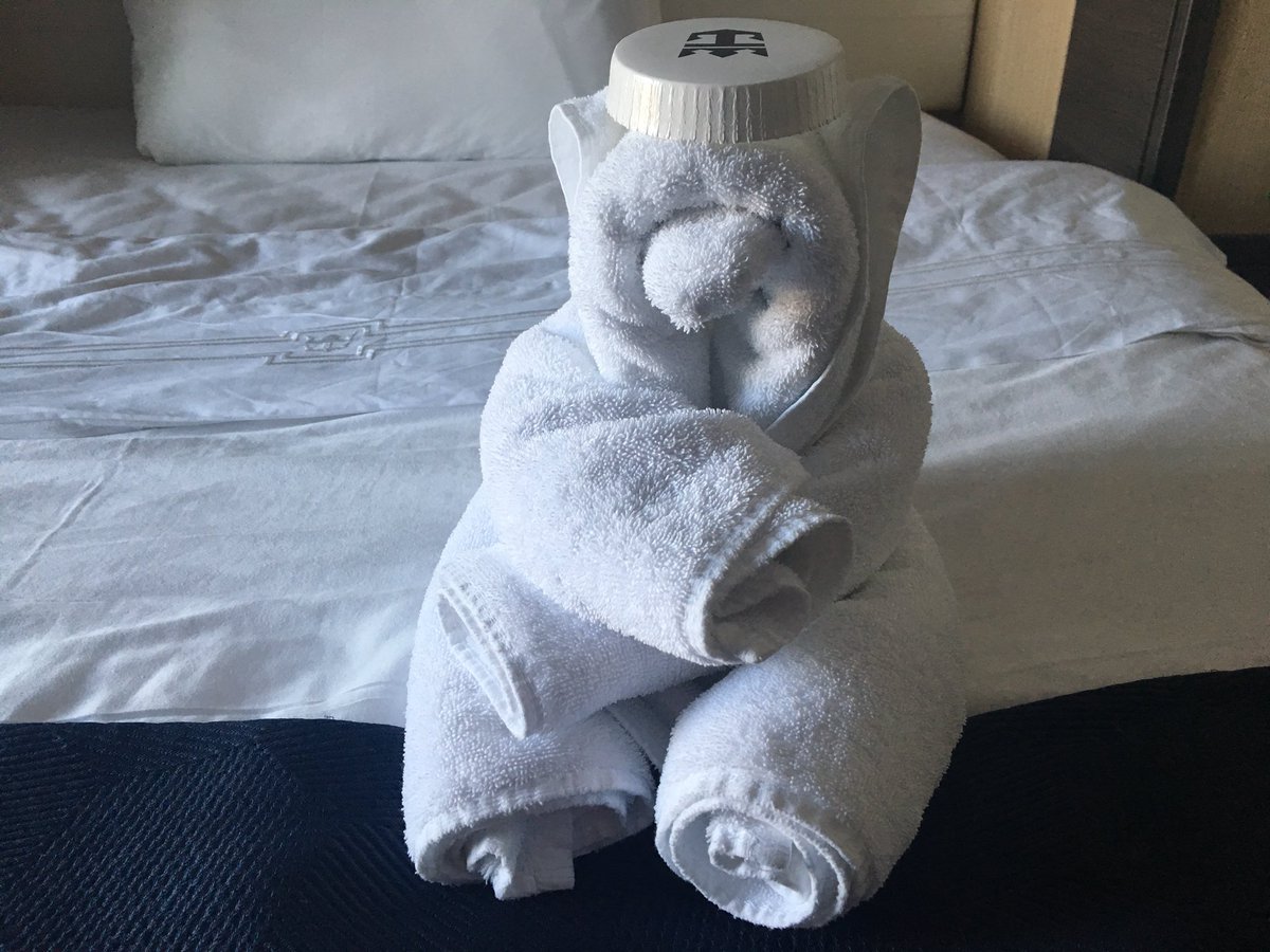 河野外相も思わずツイート かわいい動物から謎の生物まで ホテルの癒されるタオルアートまとめ Togetter