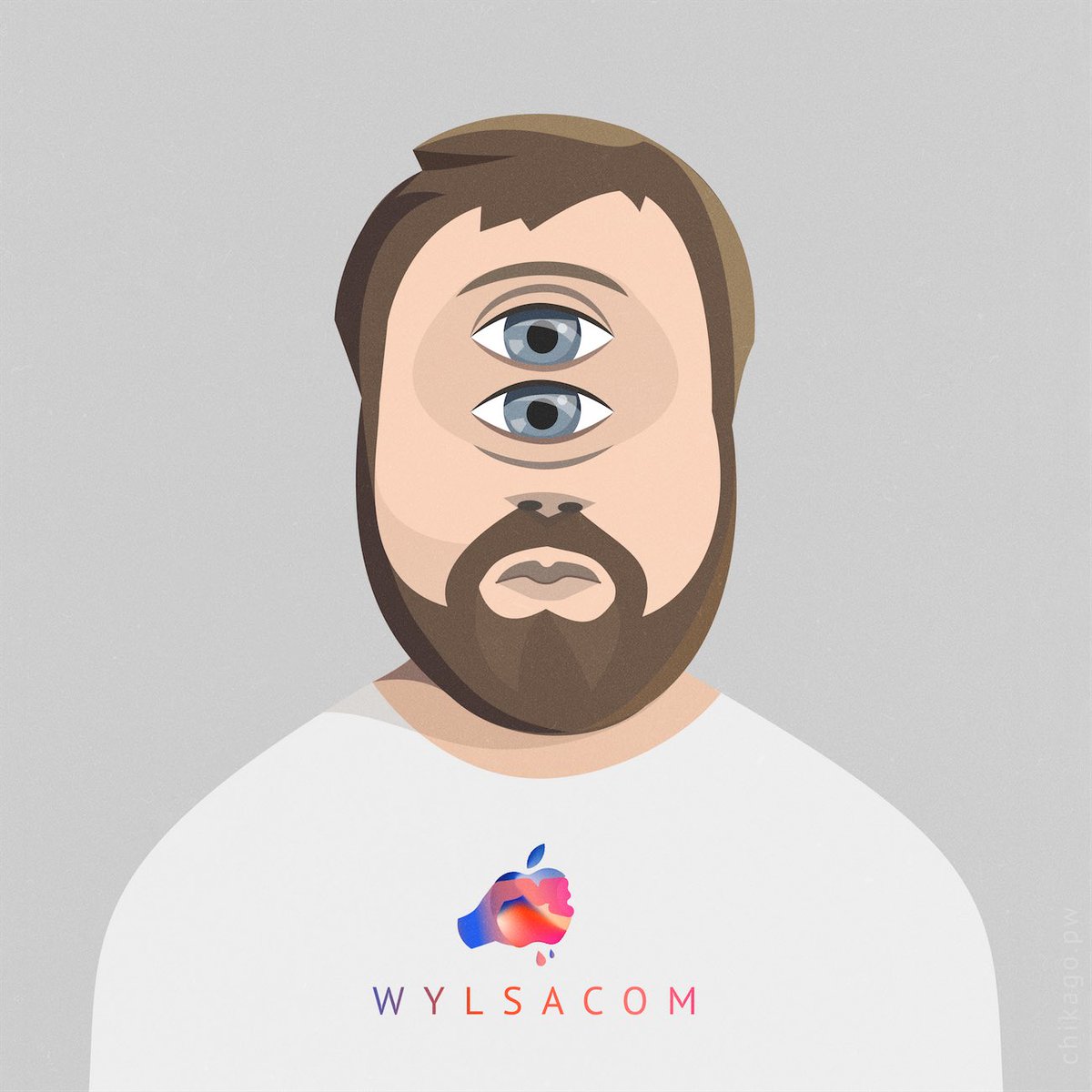romanov_design's tweet photo. Нарисовал новую открытку для @wylsacom в честь презентации!) https://t.co/q0igACzXEY