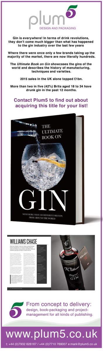 Plum5ltd's tweet photo. Delicious - The Ultimate Book on #Gin!  Contact Plum5 to find out more!

https://t.co/v1GzhUpBgG https://t.co/QC6zNSxGBe