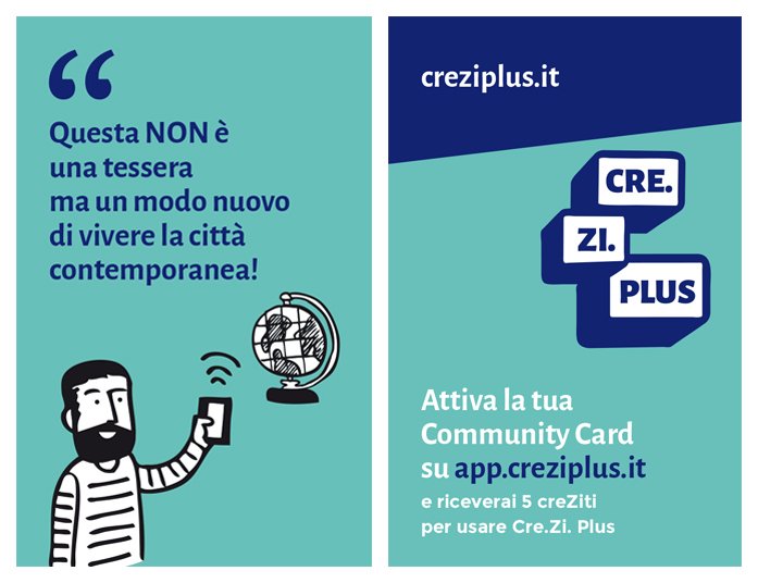 Registrati alla community card Cre.Zi. Plus per partecipare agli eventi #creziopen già in programma >> app.creziplus.it/login