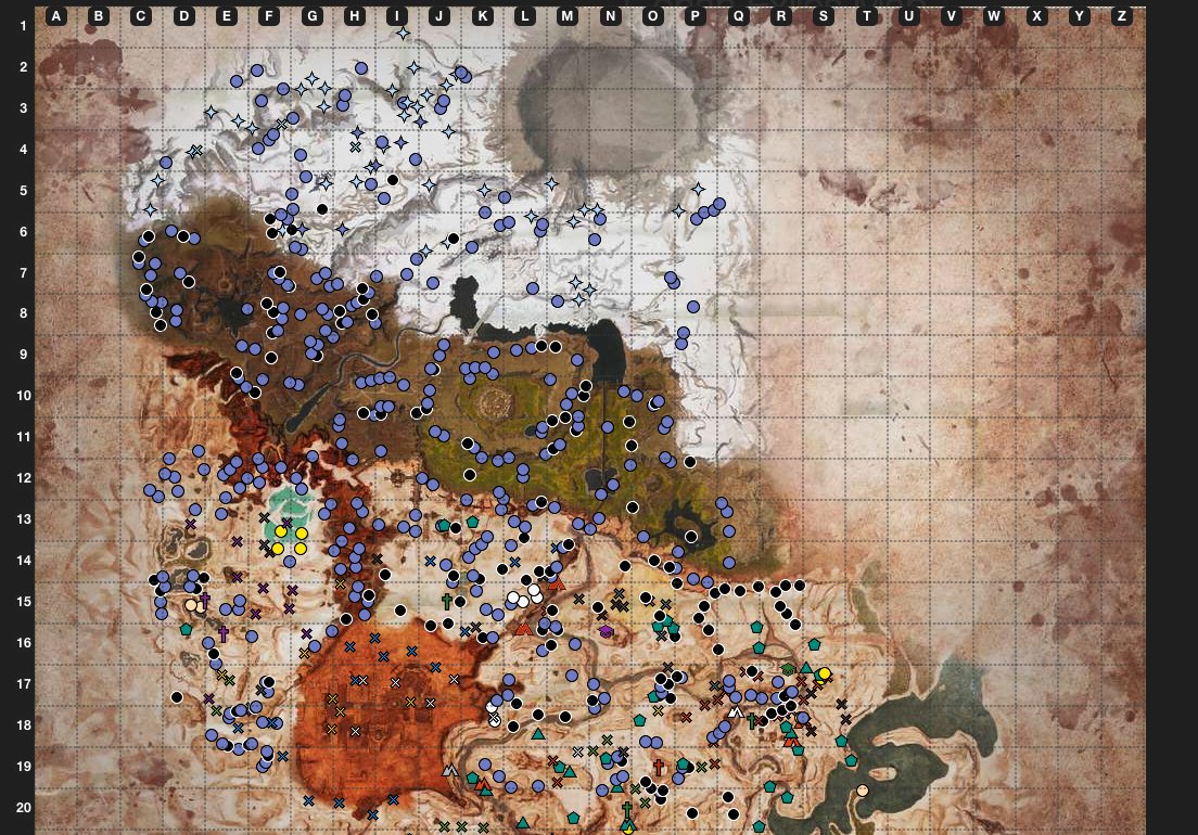 Ginfo Gg On Twitter Updated The Resource Map Of The Conanexiles Map For The New Areas In Thefrozennorth Https T Co Wjxiw1fwwf