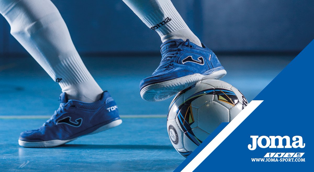 Chaussure de Futsal Joma Top Flex Blue-Lime