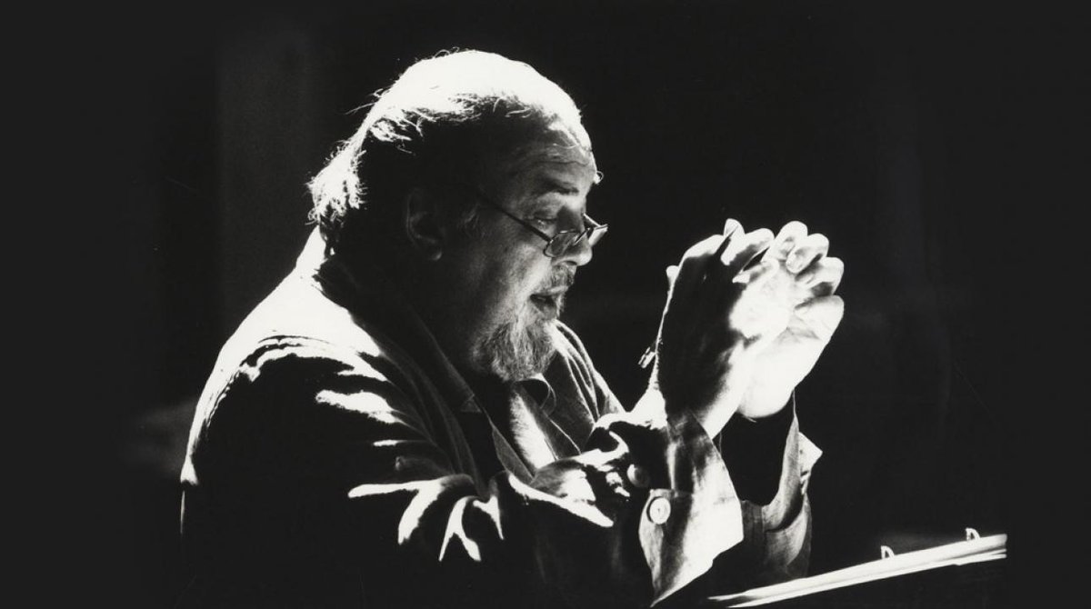 NationalTheatre's tweet image. The second Director of the NT and a giant of British theatre. Sir Peter Hall, 1930-2017. ow.ly/ICr830f5uCZ