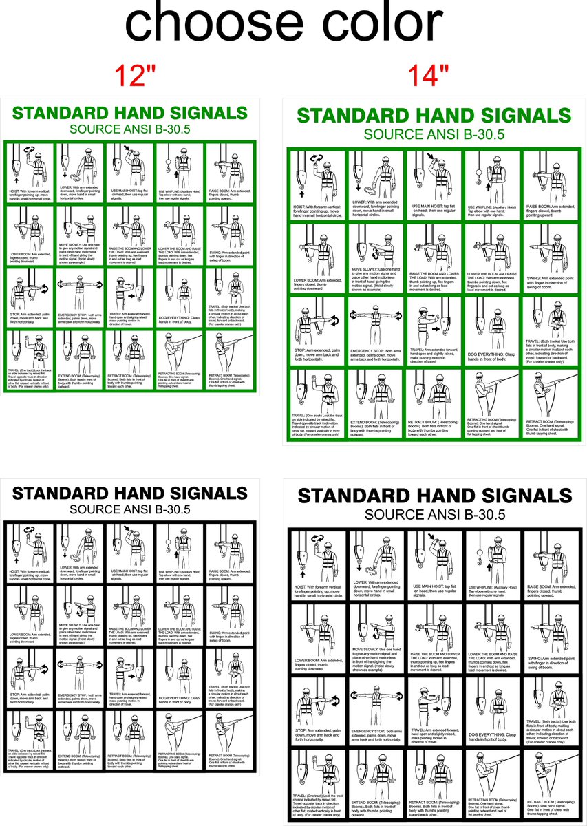 Crane Hand Signal Chart