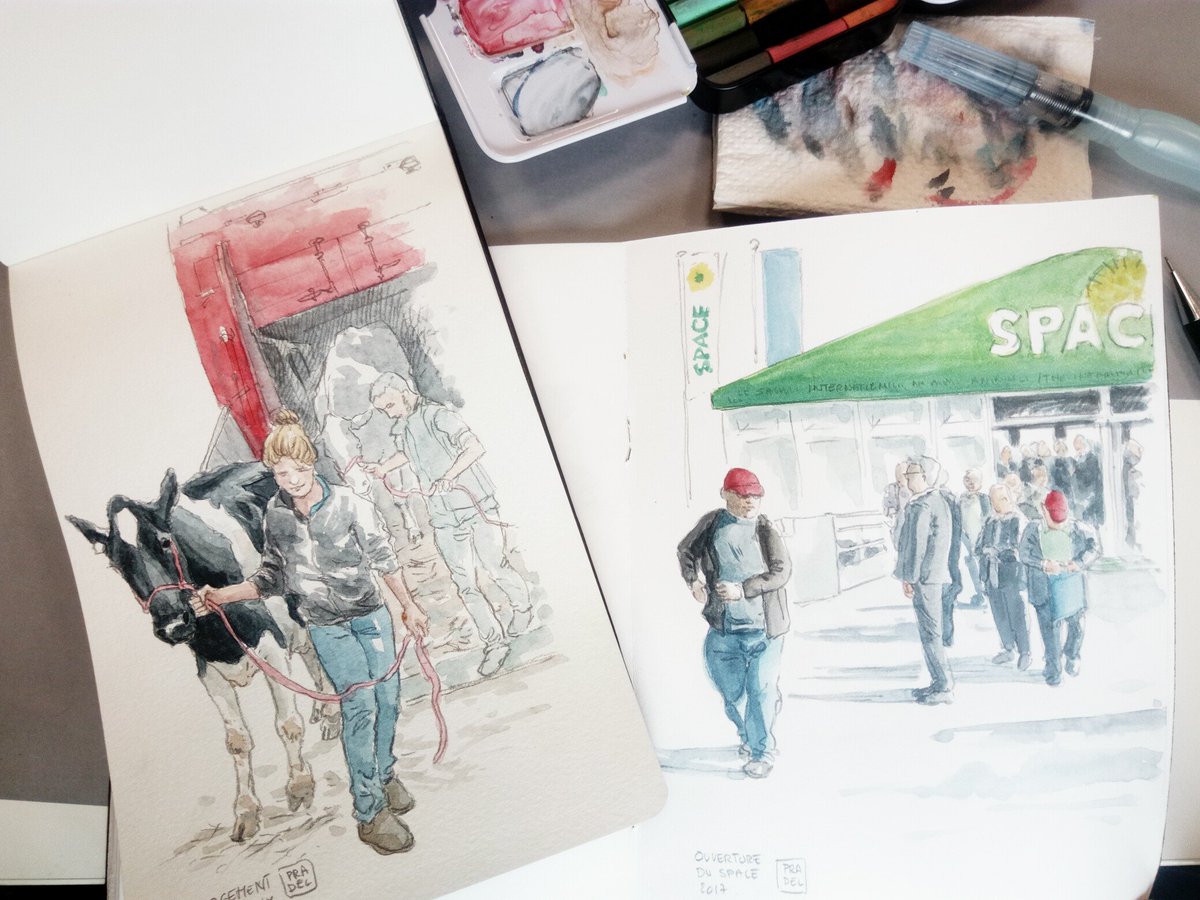 #SPACE2017 pics of the day, arrivée des visiteurs et des animaux