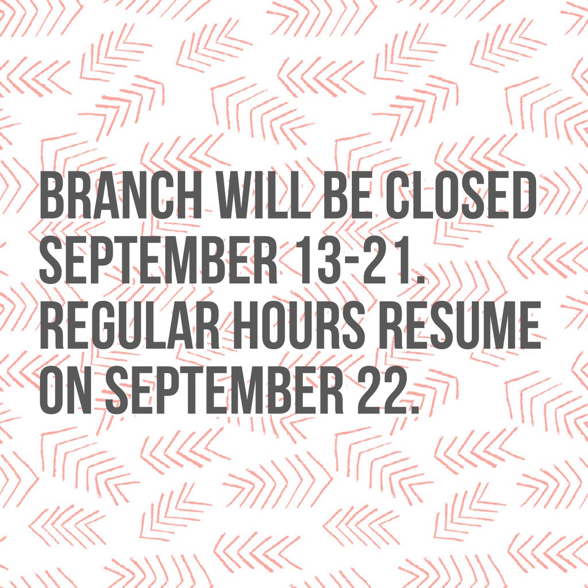 Branch_Design_'s tweet image. Dear friends, we will be closed from this Wednesday, September 13 to Thursday, September 21. Sorry for any inconvenience.