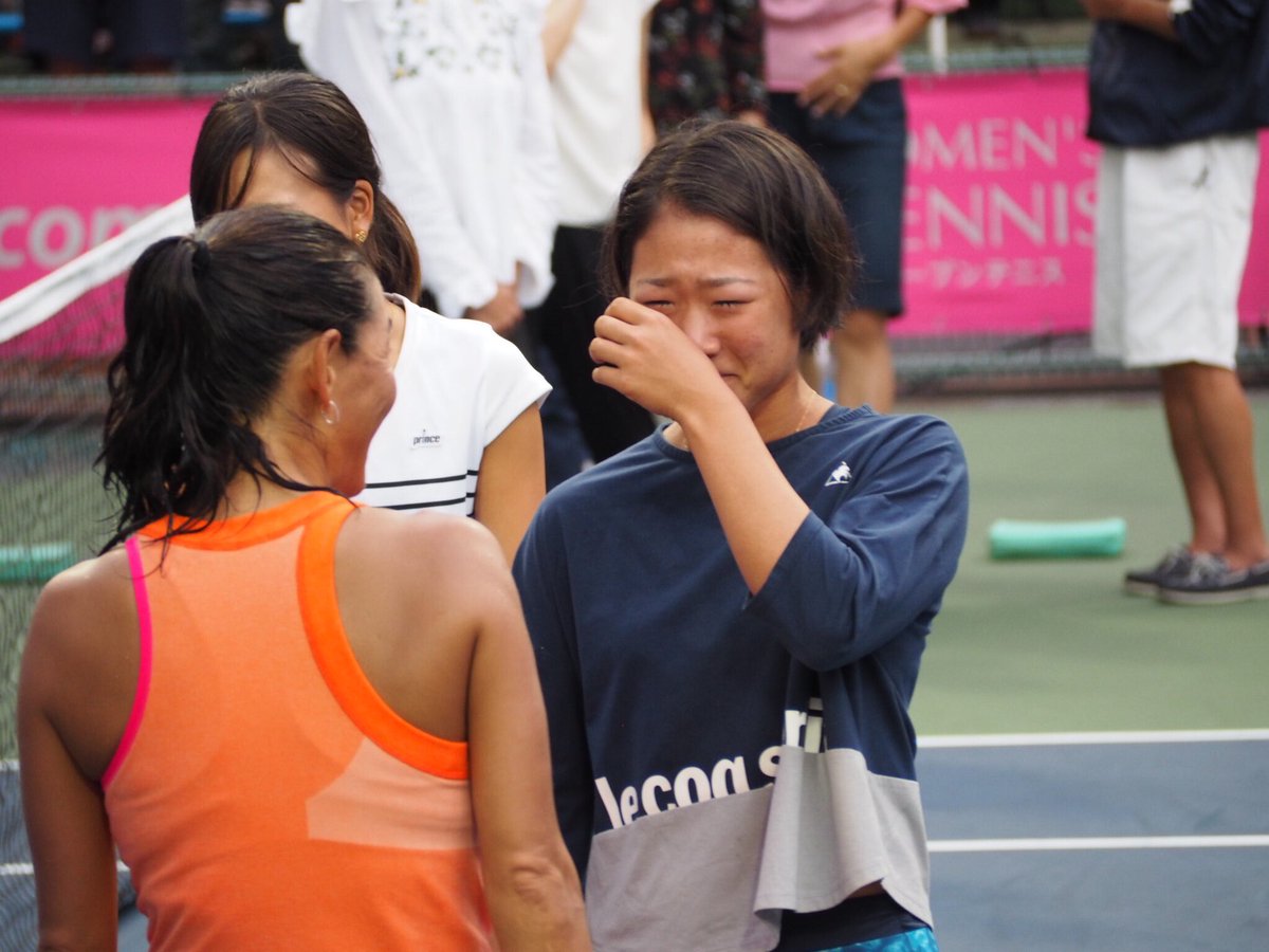 大泣きの日比野奈緒ちゃん😭
#japanwomensopen 
#KimikoDate