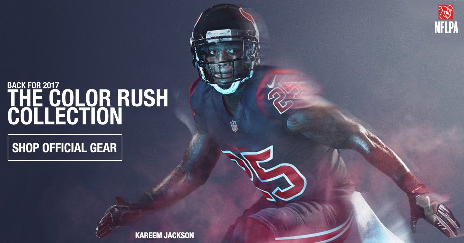 houston texans color rush jersey