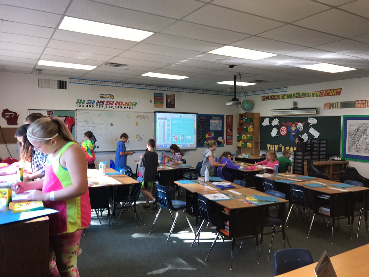 The energy level is as high as it was Day 1! The kids are motivated to learn today!! #Raiderstrong