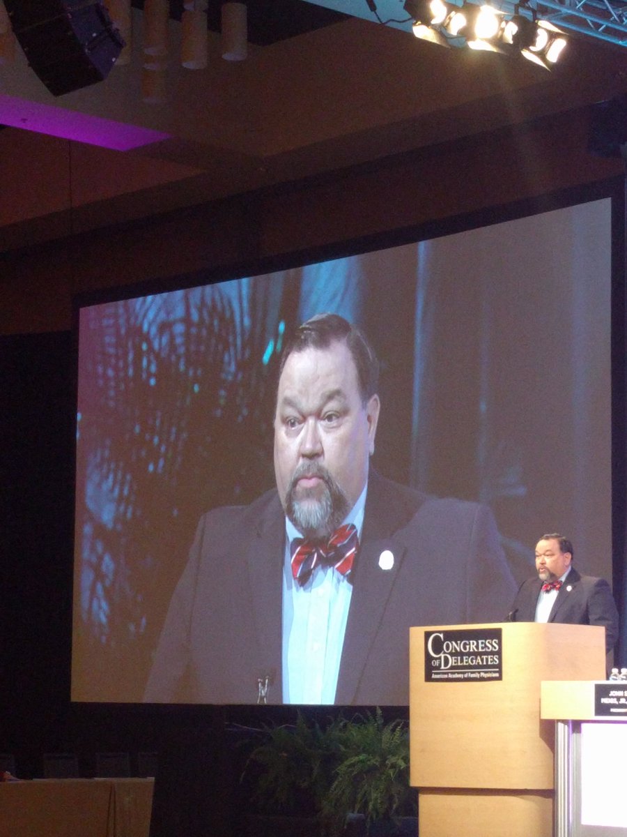 MHemphillMD's tweet photo. "We see more people...We go more places...And we see everybody, no questions asked" that's who we are in family medicine @WindelMD #aafpcod https://t.co/CPVwGqLOMg