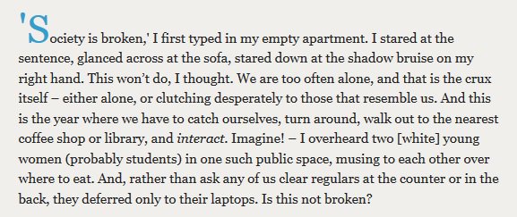 I think "this won't do" can easily apply to that whole [indulgent] introduction (probably amply revised) to a music review.