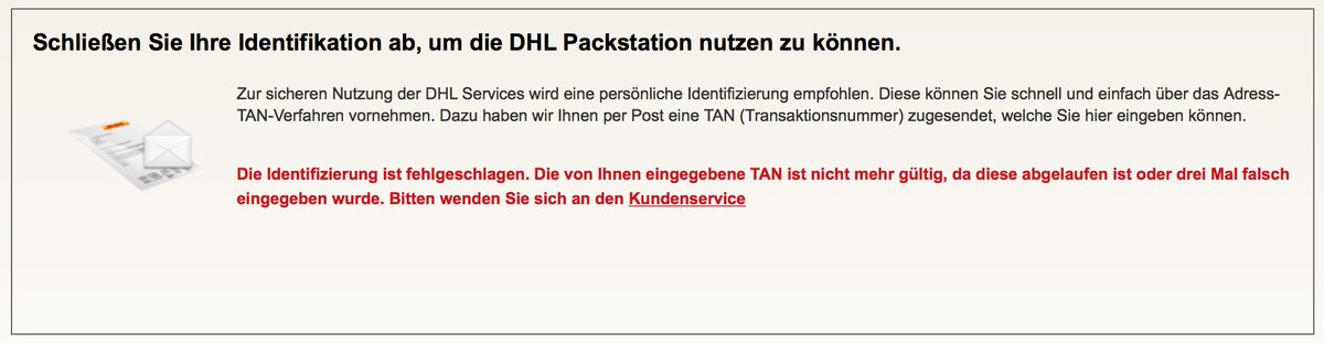 Adresstan bei dhl eingeben