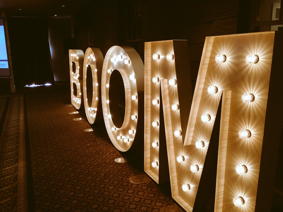 We're filming at #BNboom today