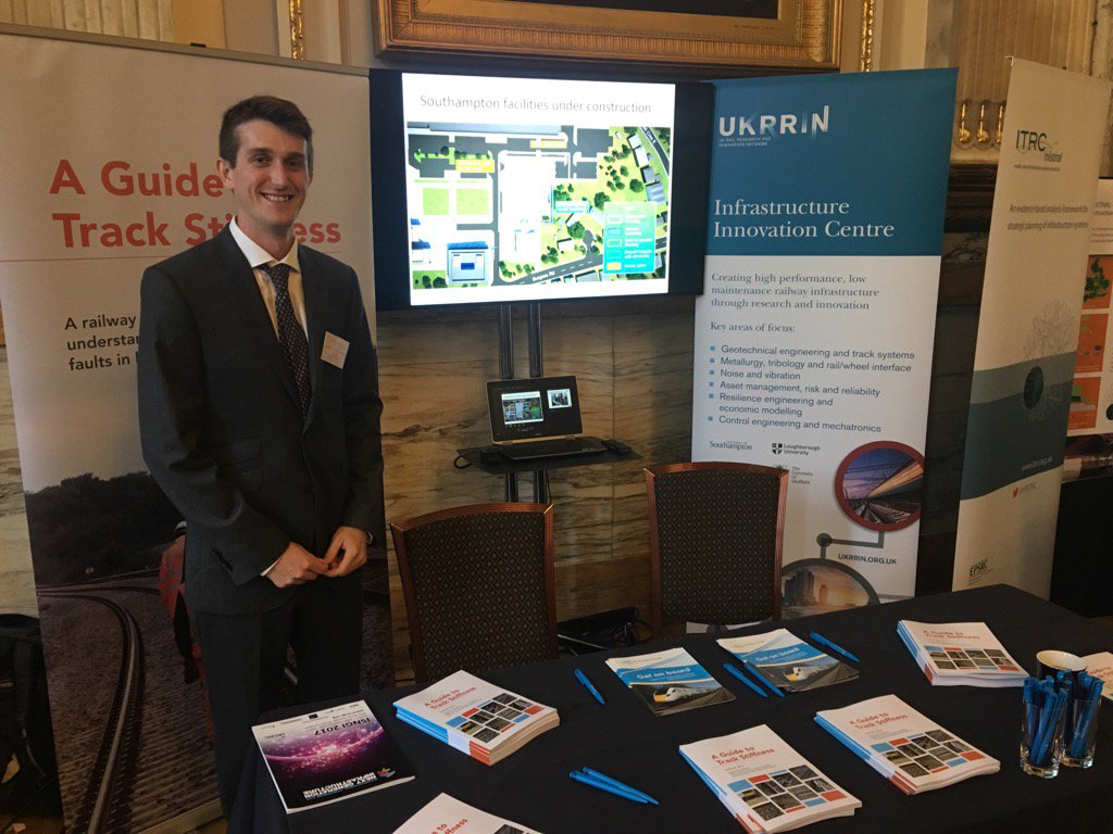 <a href="/unisouthampton/">University of Southampton</a> keeping future transport infrastructure on track <a href="/UKCRIC/">UKCRIC</a> #isngi <a href="/ICE_engineers/">ICE</a>