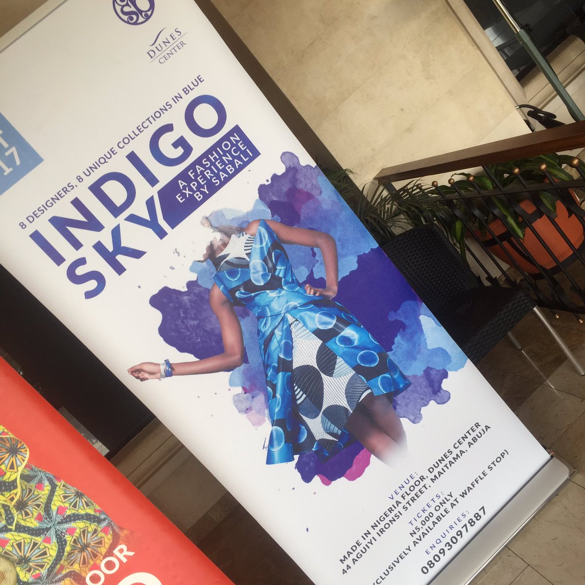 OgaShehu's tweet photo. This year , one fee entry. Different experience. Tickets for IndigoSky by @sabalifashion now available at @wafflestopabuja https://t.co/mHJVQptnhM