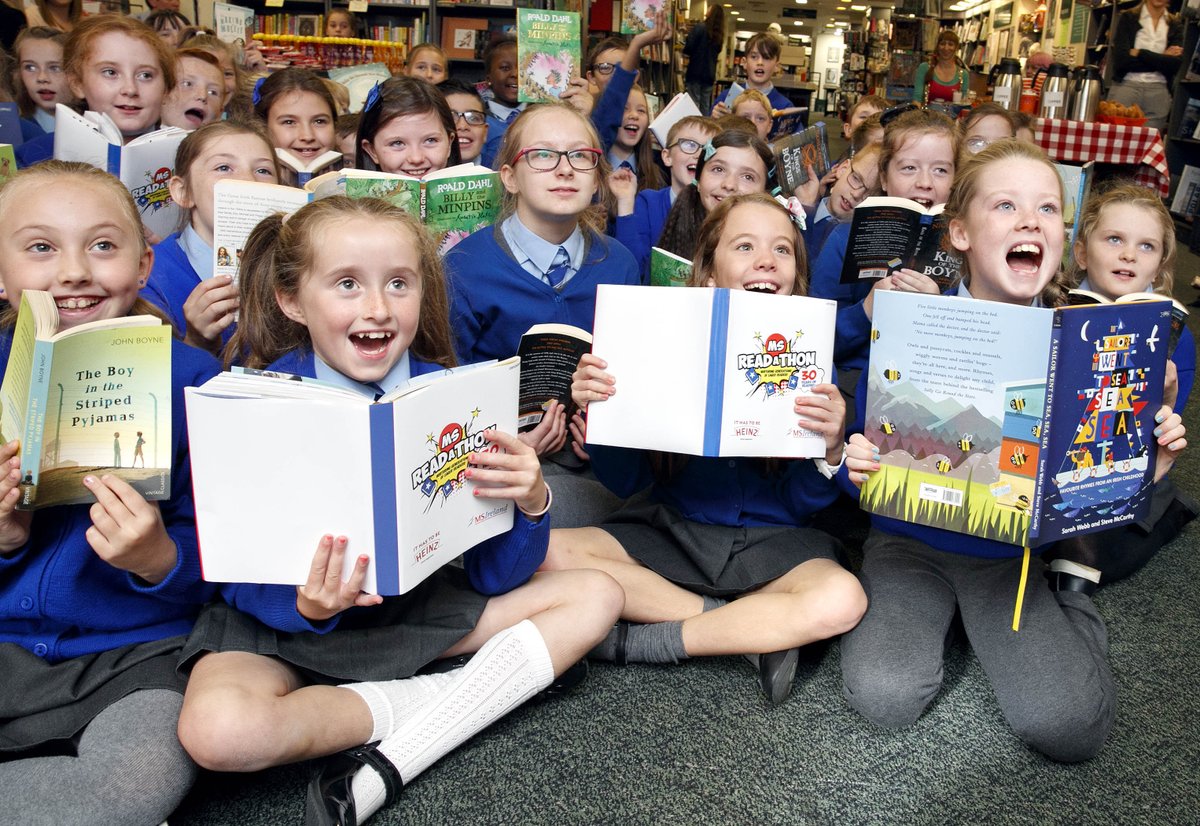 MSIRELAND's tweet photo. Fun day with energetic reading superheroes from St Finianโs Primary School, Dublin to launch #MSReadathon https://t.co/sn9UBaGWEE https://t.co/3ljbC95rt6