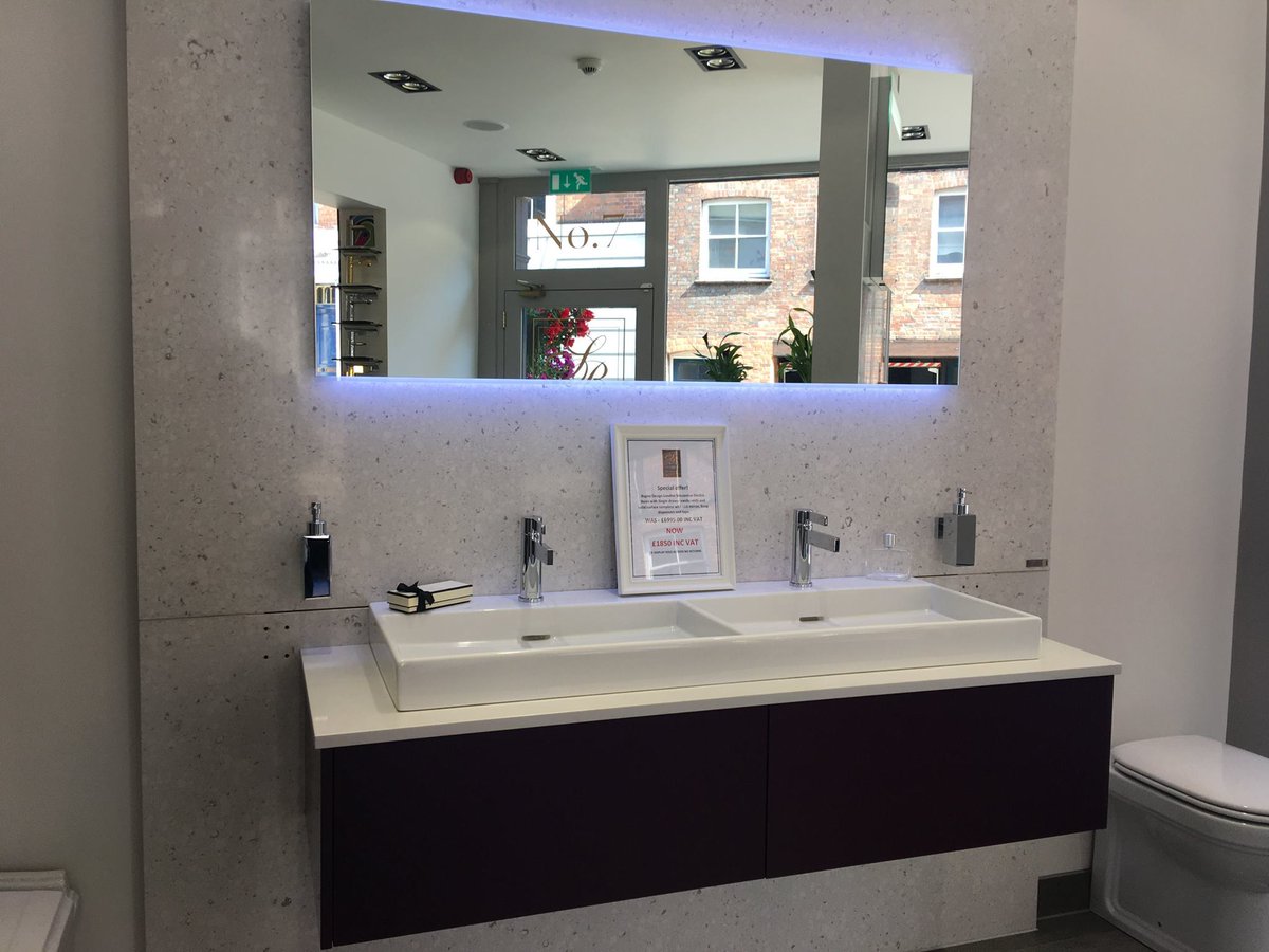 SPECIAL OFFER! Bango Design Double Basin, Single drawer vanity unit, with soap dispenser/taps.
WAS - £6995.00 INC VAT
NOW - £1200.00 INC VAT