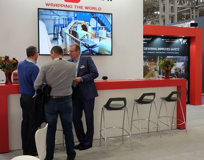 CrossWrapLtd's tweet photo. Our first day at #RWM17. It has been a great start for the fair. Nice to see our customers and meet the new ones. Welcome to our stand 5N60! https://t.co/H2g9QGpjUz
