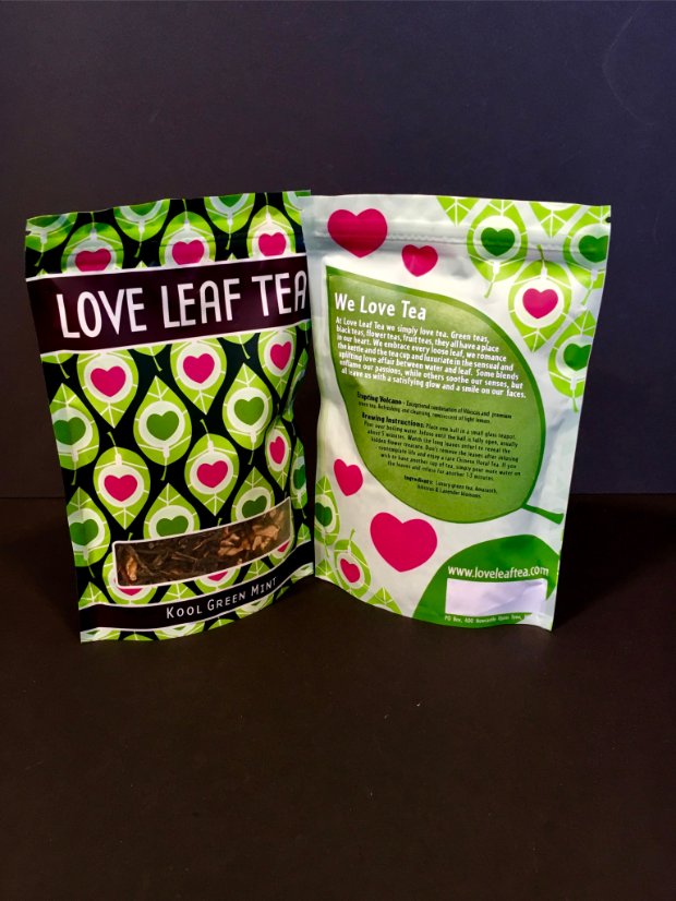 Our range of printed stand up pouches can be designed to suit your product to a TEA☕