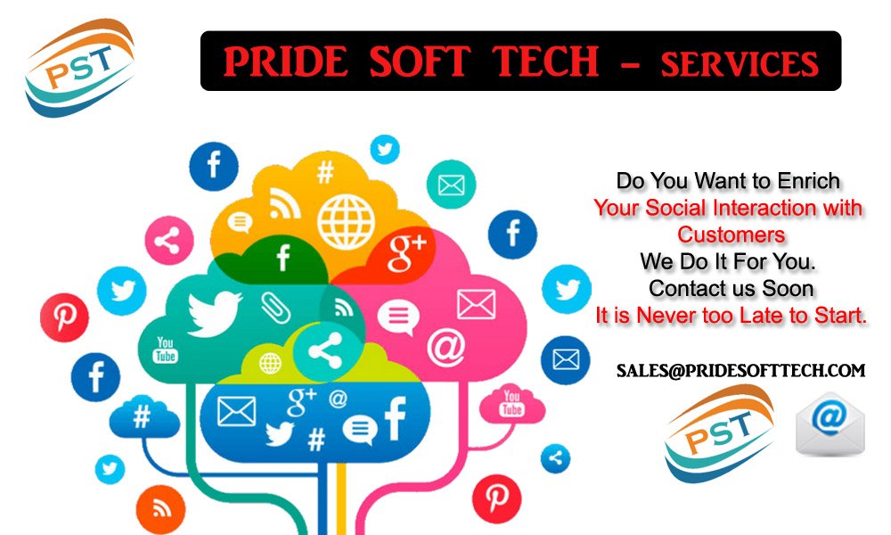 pridesoftech's tweet image. #PRIDESOFTTECH Aim is to promote the services to our clients to achieve the target #customers and make them strong with the best #services