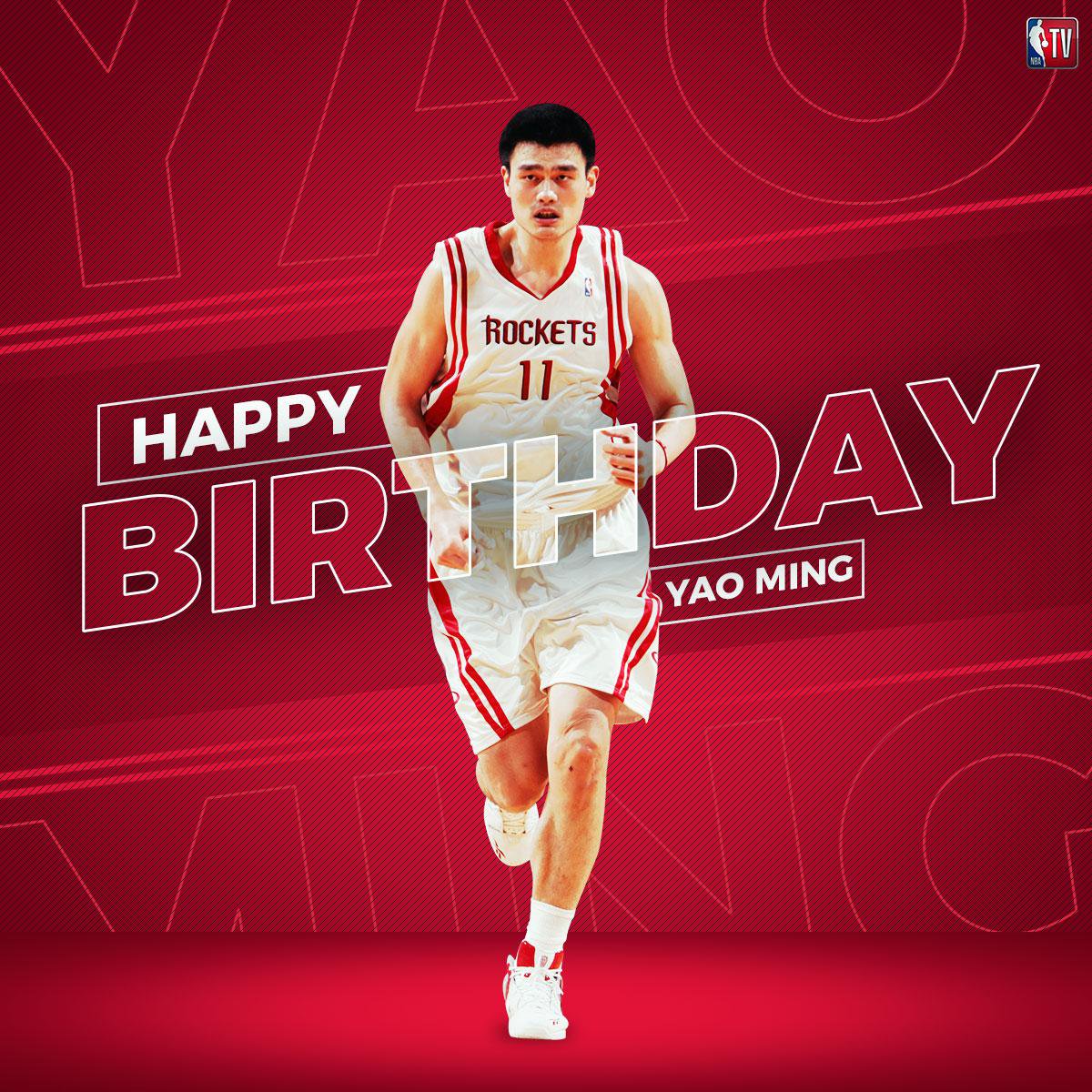 Happy Birthday to 8x All-Star, HOF and legend, Yao Ming! 